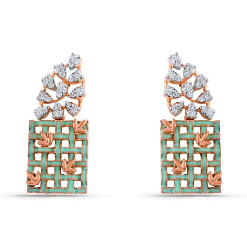 Diamond Earrings Designs online in India
