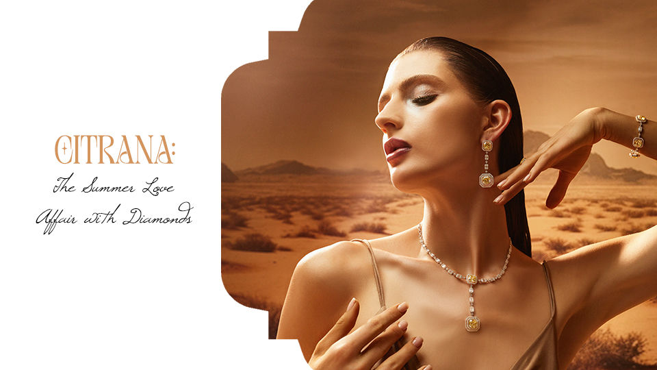 Summer Diamond Jewelry Collection: Discover the Radiance of Citrana by Charu Jewels